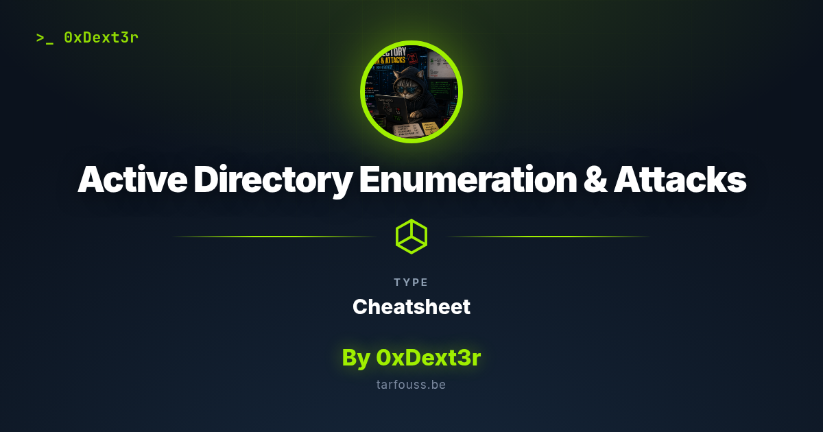 Active Directory Enumeration & Attacks share card