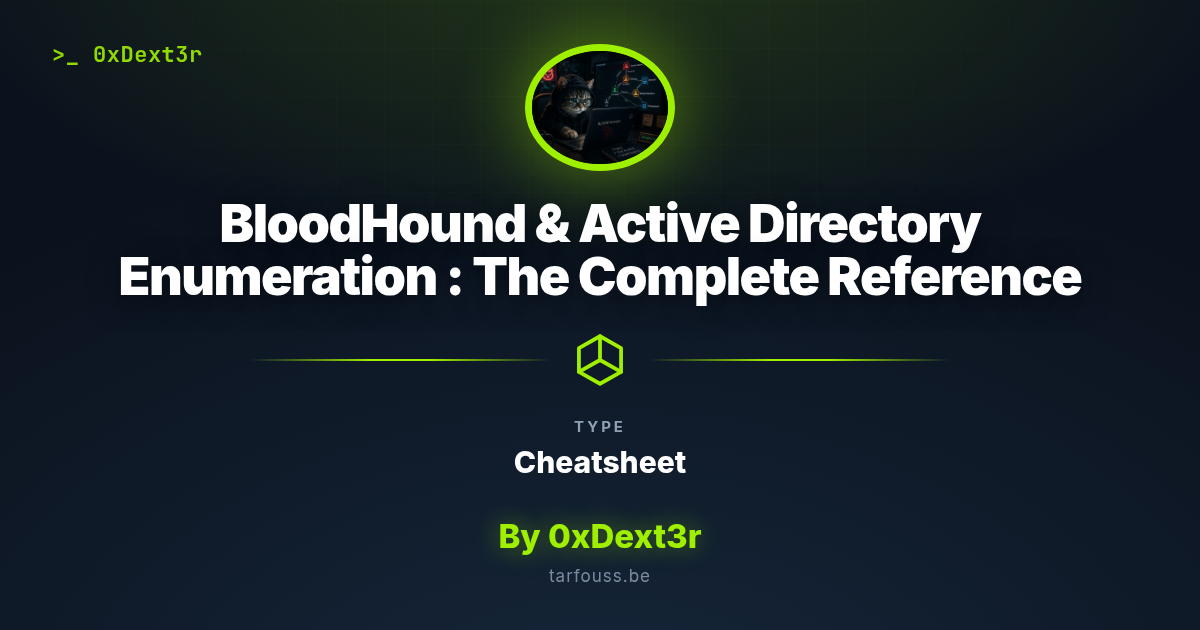 BloodHound & Active Directory Enumeration : The Complete Reference share card