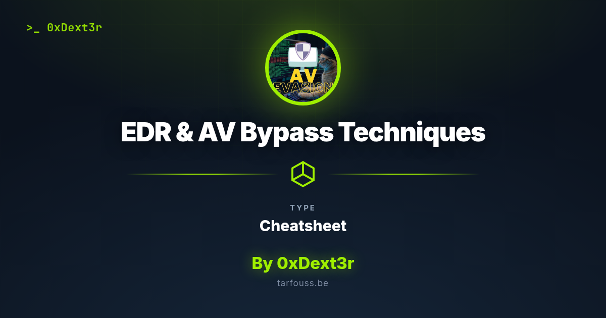 EDR & AV Bypass Techniques share card
