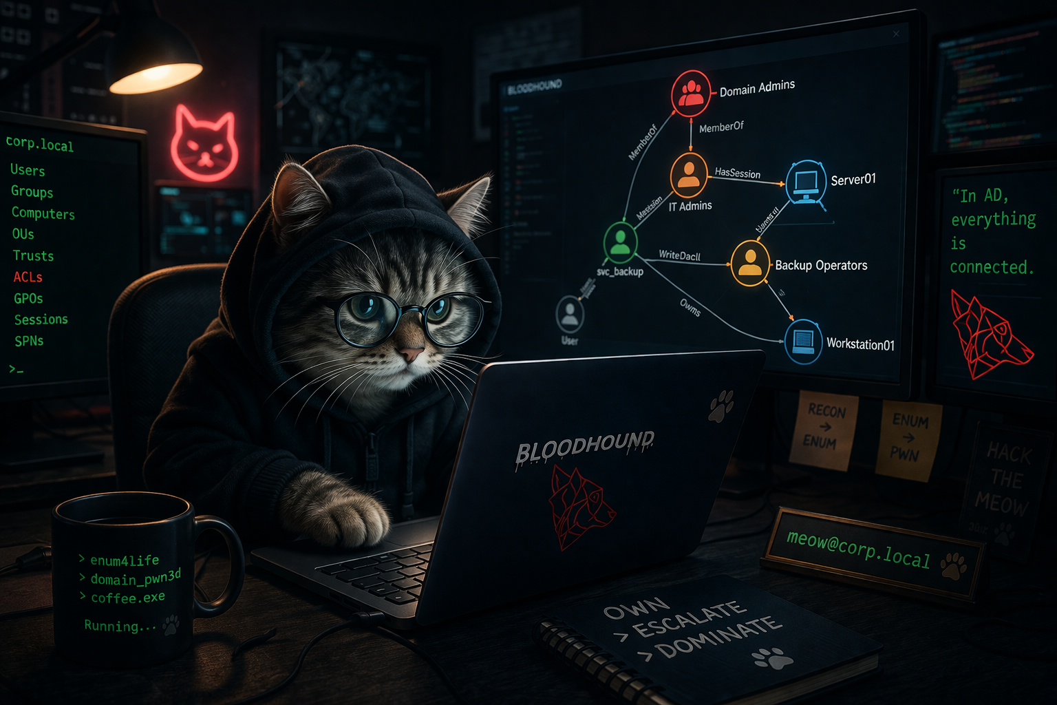 BloodHound & Active Directory Enumeration : The Complete Reference