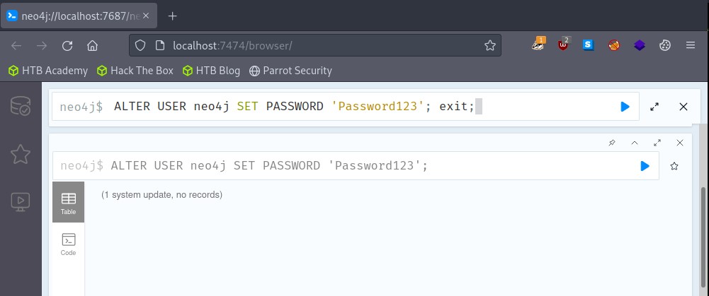 Neo4j password recovery